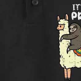 Its No Prob Llama To Be Kind Sloth Unity Day Orange Dry Zone Grid Performance Polo