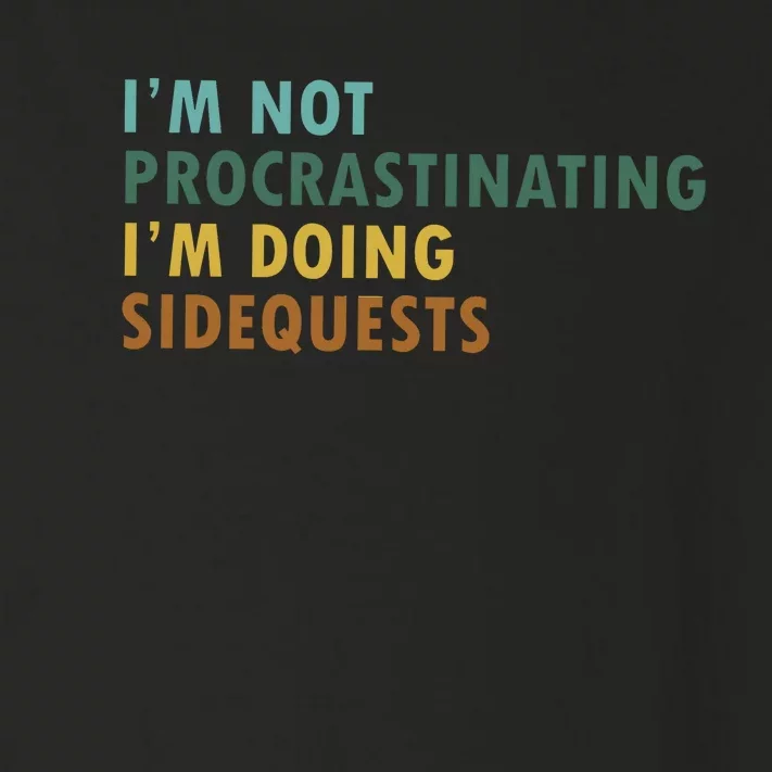 IM Not Procrastinating IM Doing Sidequests Gamer Dad Toddler Long Sleeve Shirt