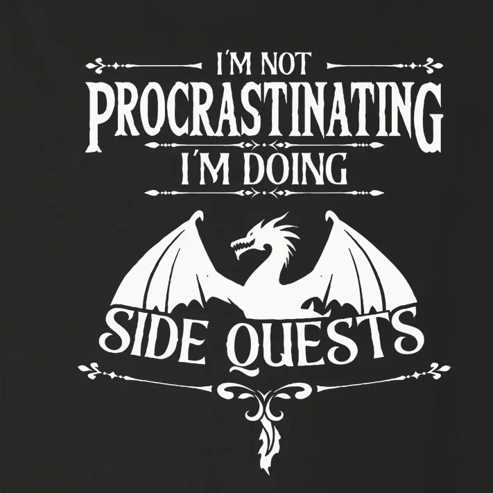 IM Not Procrastinating IM Doing Side Quests Rpg Gamers Toddler Long Sleeve Shirt