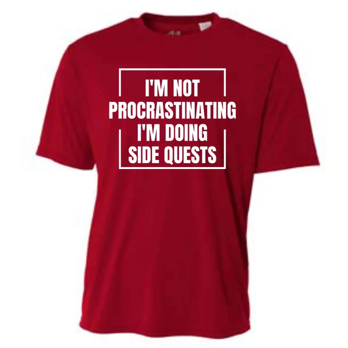 IM Not Procrastinating IM Doing Side Quests Cooling Performance Crew T-Shirt