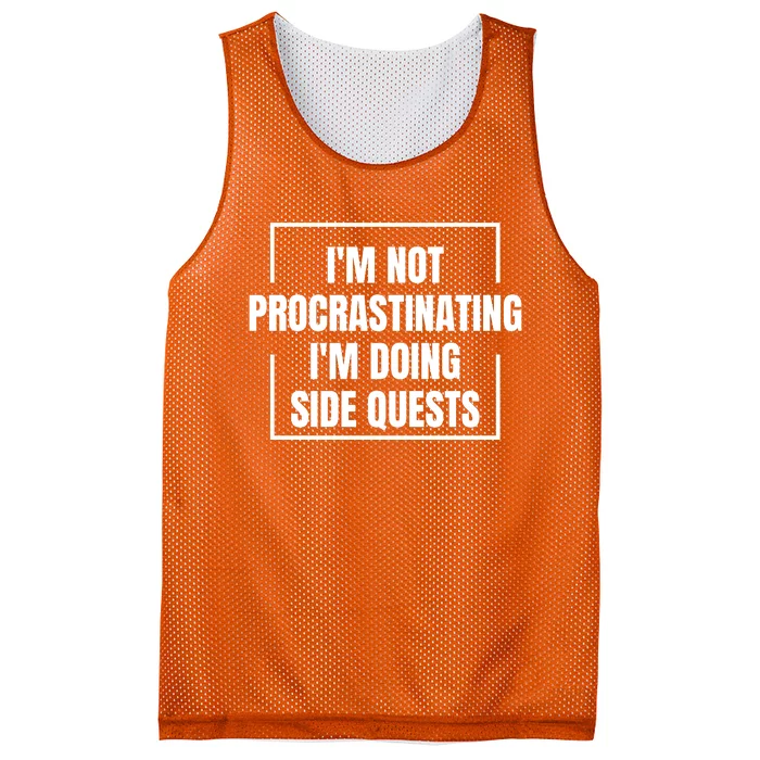 IM Not Procrastinating IM Doing Side Quests Mesh Reversible Basketball Jersey Tank