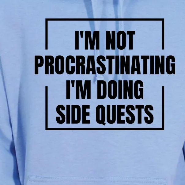 IM Not Procrastinating IM Doing Side Quests Unisex Surf Hoodie