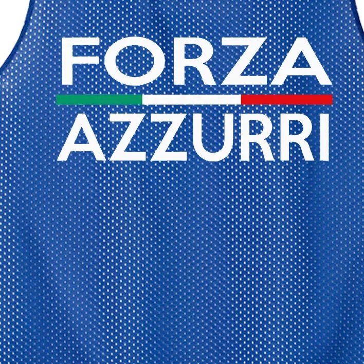 Italy National Pride Forza Azzurri Italia Mesh Reversible Basketball Jersey Tank