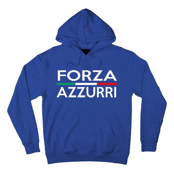 Italy National Pride Forza Azzurri Italia Tall Hoodie