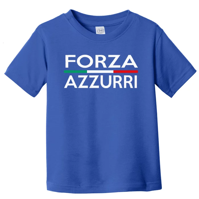 Italy National Pride Forza Azzurri Italia Toddler T-Shirt