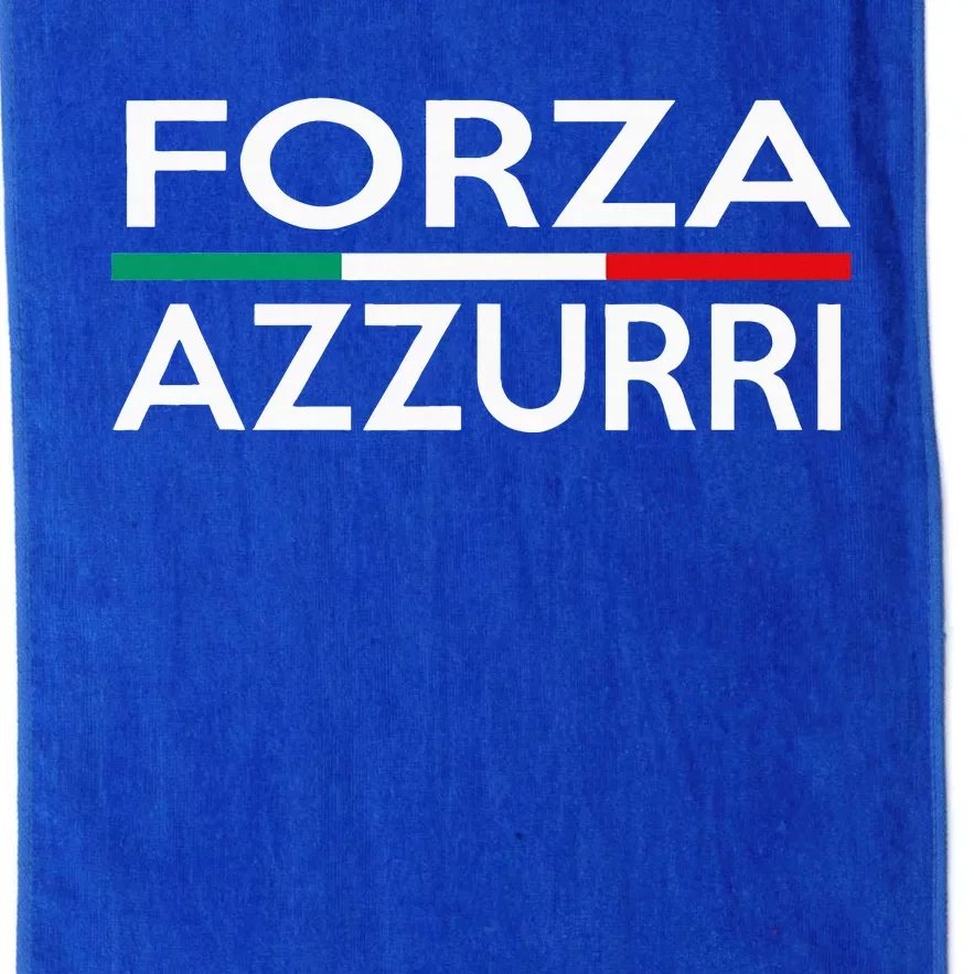 Italy National Pride Forza Azzurri Italia Platinum Collection Golf Towel