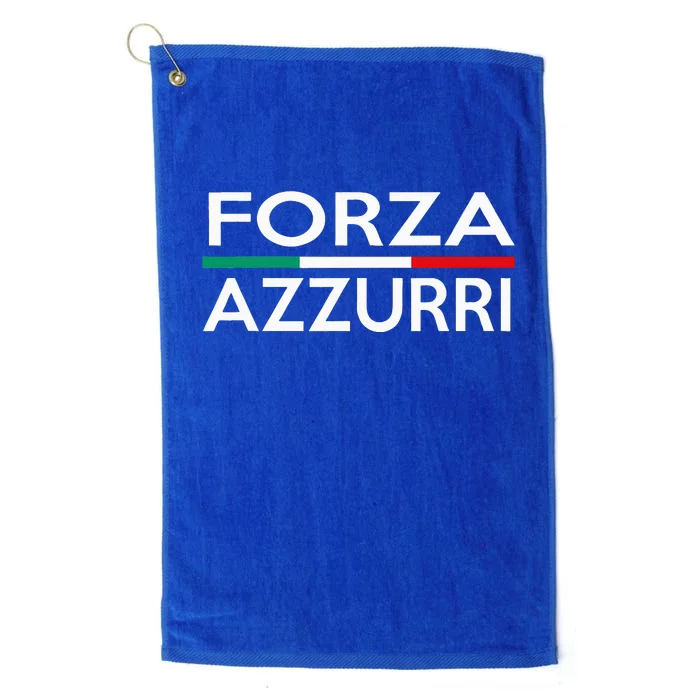 Italy National Pride Forza Azzurri Italia Platinum Collection Golf Towel