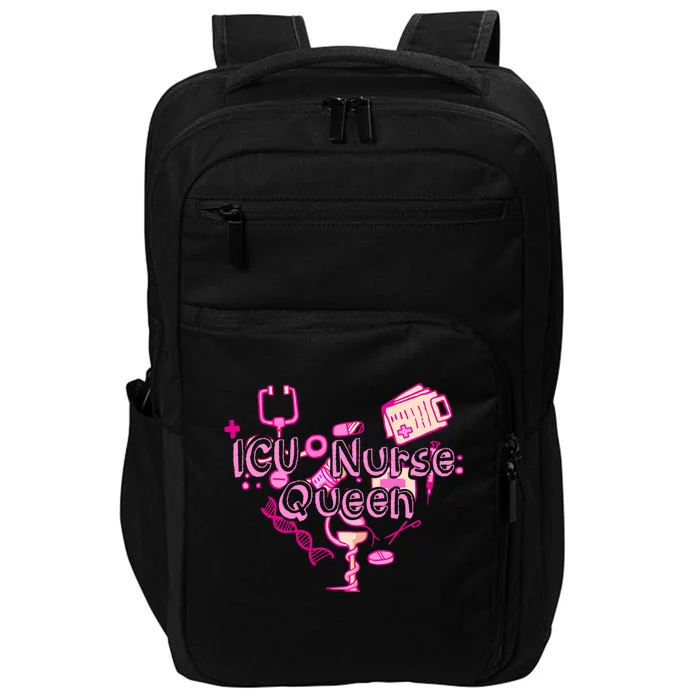 Icu Nurse Queen Gift Caretaker Hospital Registered Icu Nurse Gift Impact Tech Backpack