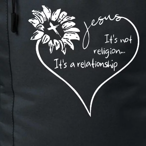 It's Not Religion It's A Relationship Jesus Daily Commute Backpack