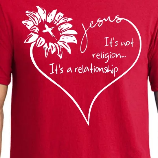 It's Not Religion It's A Relationship Jesus Pajama Set