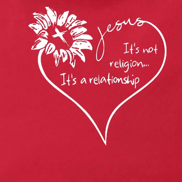 It's Not Religion It's A Relationship Jesus Zip Tote Bag