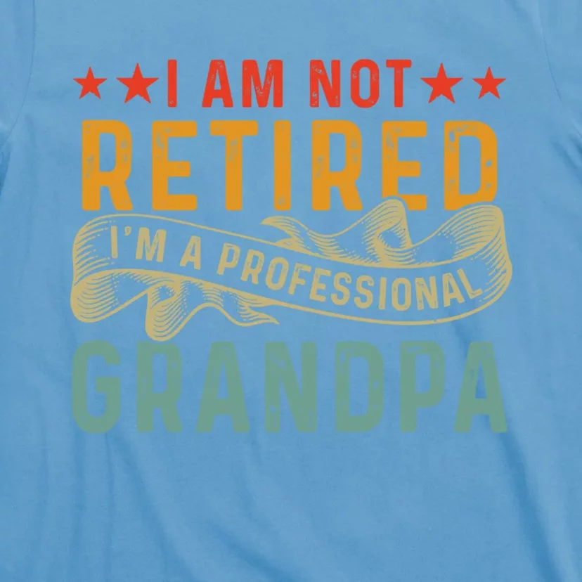 I'm Not Retired I'm A Professional Grandpa Father's Day Cute Gift T-Shirt