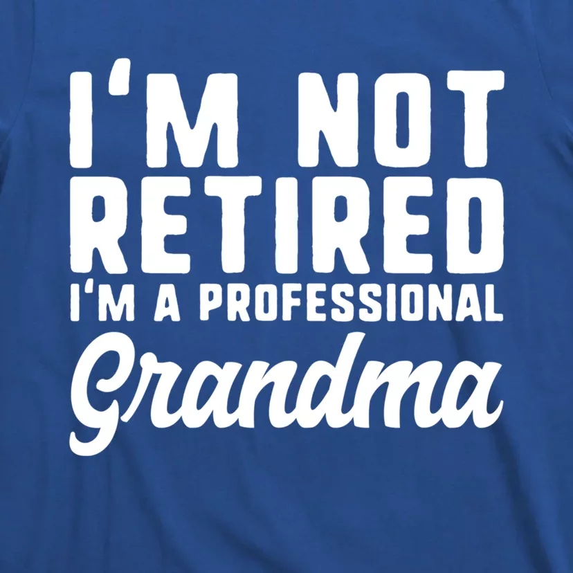 Im Not Retired Professional Grandma Retiret Funny Funny Gift T-Shirt