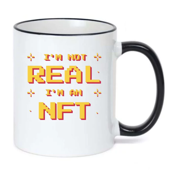 I'm Not Real I'm An NFT Black Color Changing Mug