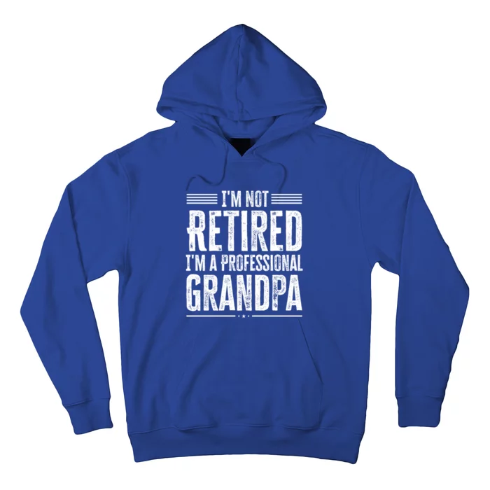 I'm Not Retired I'm A Professional Grandpa Meaningful Gift Hoodie