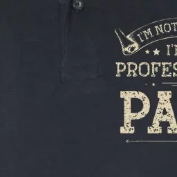 Im Not Retired A Professional Papa Tee Fathers Day Gift Softstyle Adult Sport Polo