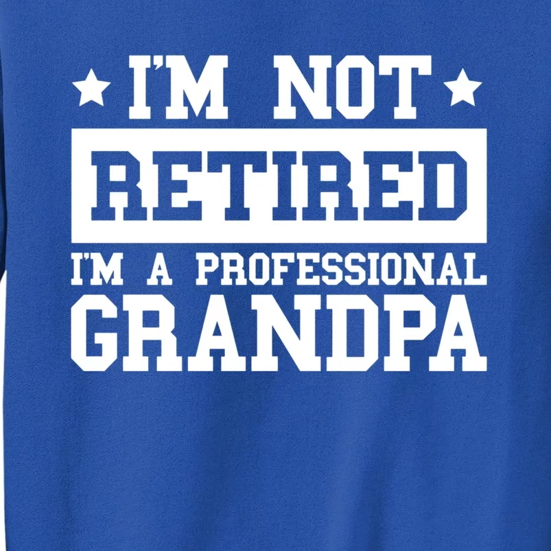 I'm Not Retired I'm A Professional Grandpa Gift Tall Sweatshirt