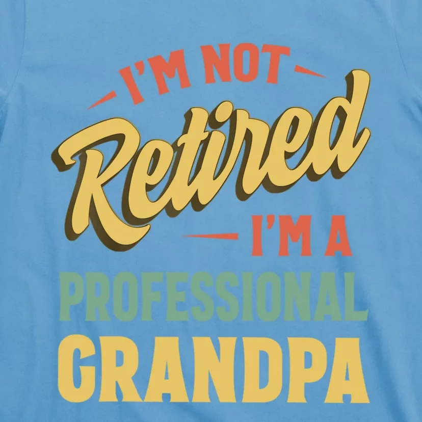 I'm Not Retired I'm A Professional Grandpa Gift T-Shirt