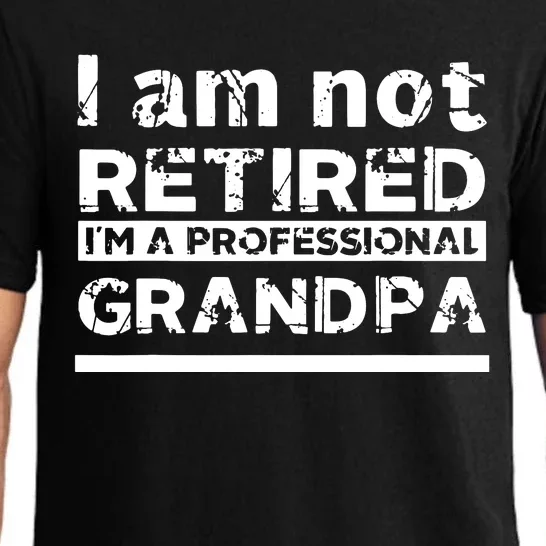 I'm Not Retired I'm A Professional Grandpa Pajama Set