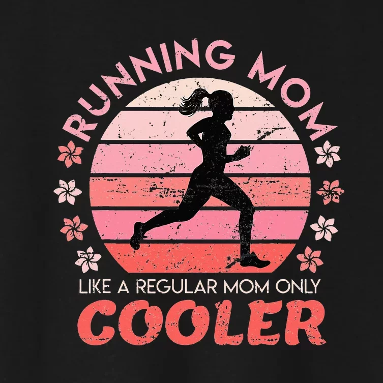 I'm Never Running Again Jogging Funny Running Life Saying Women's Crop Top Tee