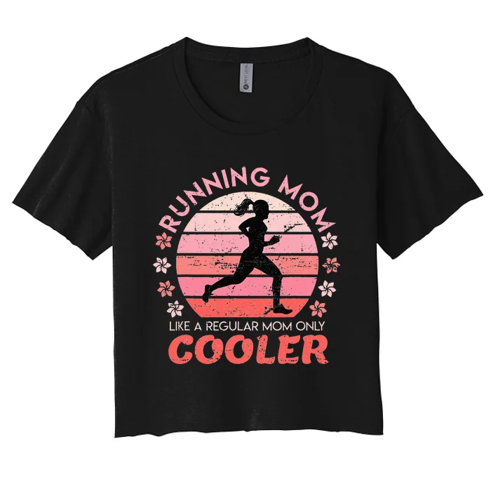 I'm Never Running Again Jogging Funny Running Life Saying Women's Crop Top Tee