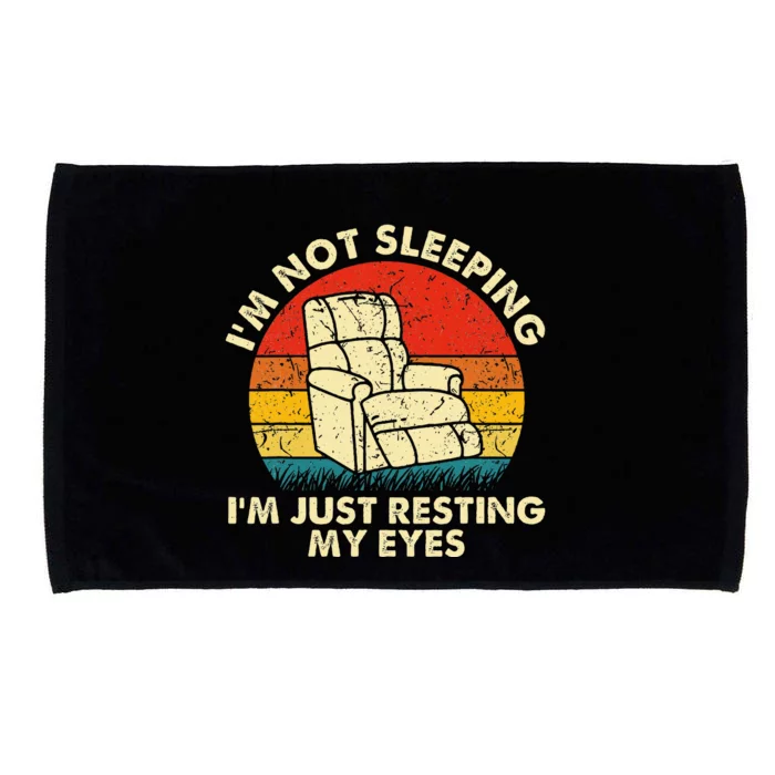 IM Not Sleeping IM Just Resting My Eyes Microfiber Hand Towel