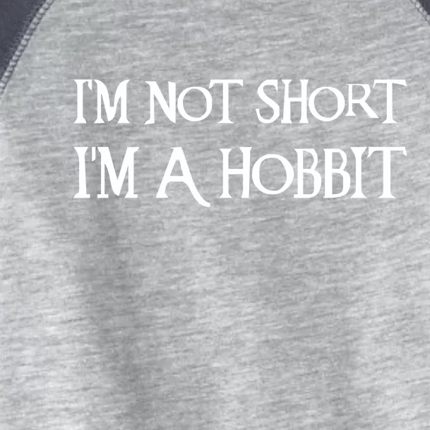 I'm Not Short, I'm A Hobbit Toddler Fine Jersey T-Shirt