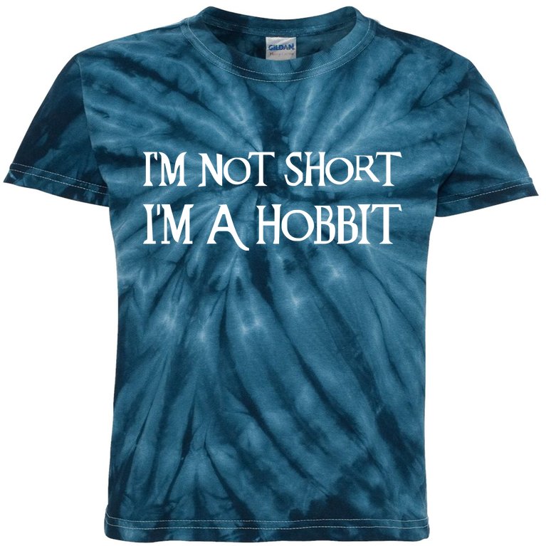 I'm Not Short, I'm A Hobbit Kids Tie-Dye T-Shirt