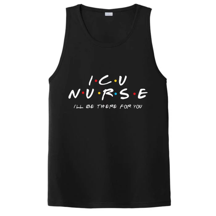 ICU Nurse Sweat For Men And Women Performance Tank