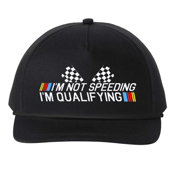 Im Not Speeding Snapback Five-Panel Rope Hat