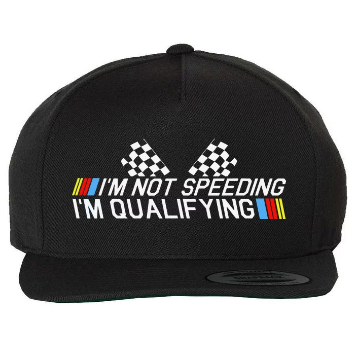 Im Not Speeding Wool Snapback Cap