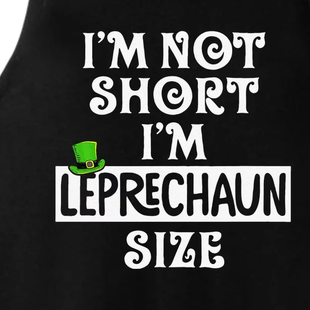 I'm Not Short I'm Leprechaun Funny St. Patrick's Day Ladies Tri-Blend Wicking Tank