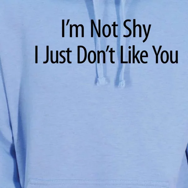 Im Not Shy I Just Dont Like You Meaningful Gift Unisex Surf Hoodie