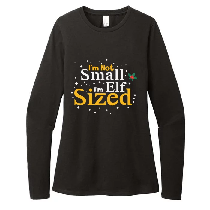 I’M Not Small I’M Elf Sized Womens CVC Long Sleeve Shirt