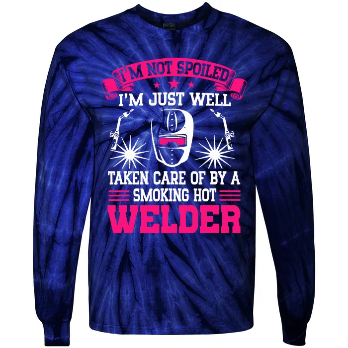 I’m Not Spoiled I’m Just Loved Protected And Well Taken Care Tie-Dye Long Sleeve Shirt