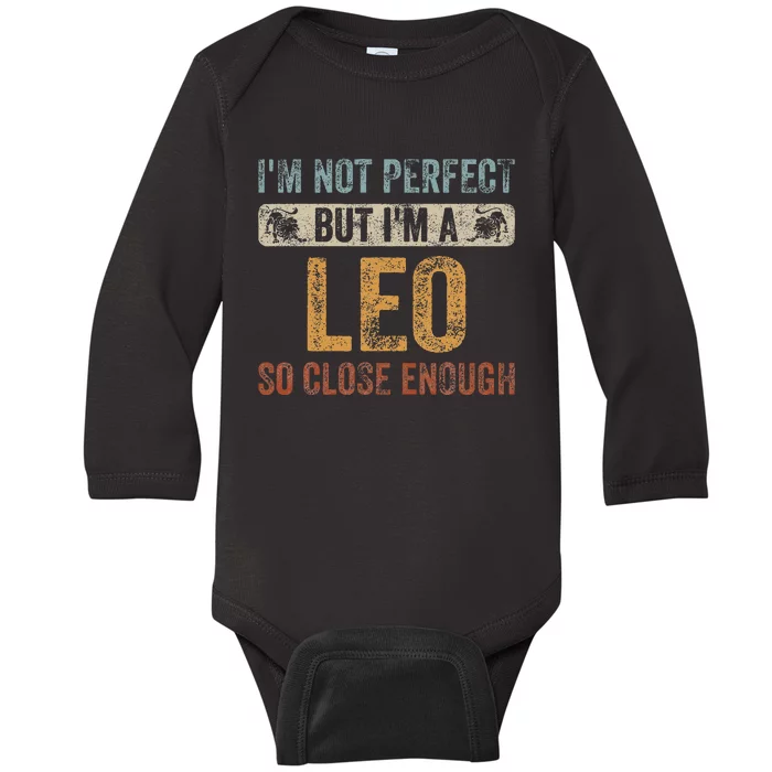 Im Not Sleeping Im Just Resting My Eyes Baby Long Sleeve Bodysuit