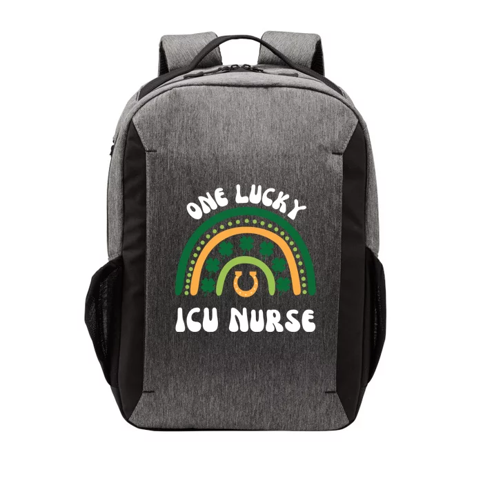 Icu Nurse St Patrick's Day Nursing Rn Healthcare Irish Cute Meaningful Gift Vector Backpack