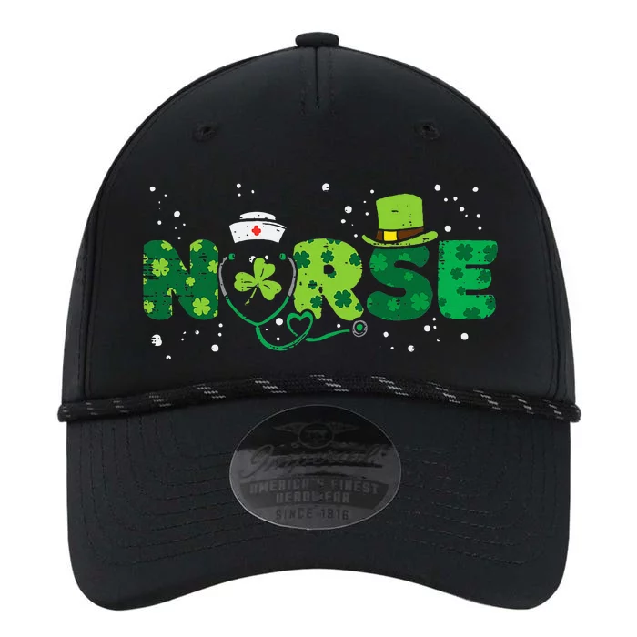 Irish Nurse Stethoscope Scrub St Patricks Day Nurses Women Performance The Dyno Cap