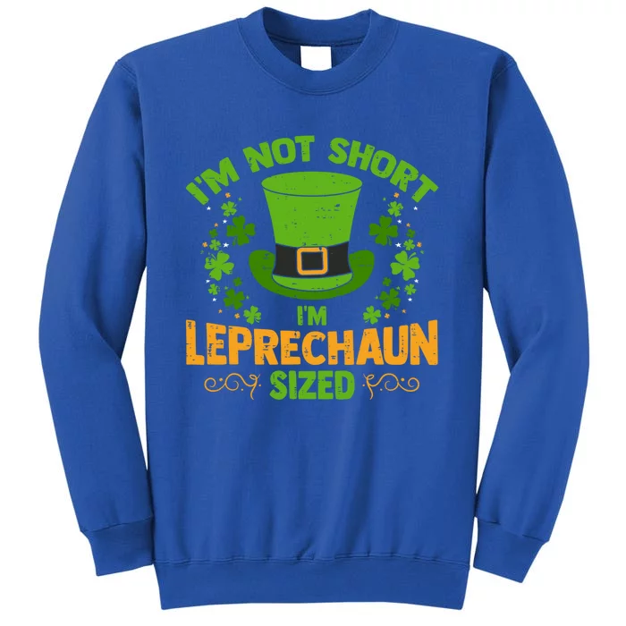 Im Not Short Im Leprechaun Size Irish Shamrock Patrick Day Great Gift Sweatshirt