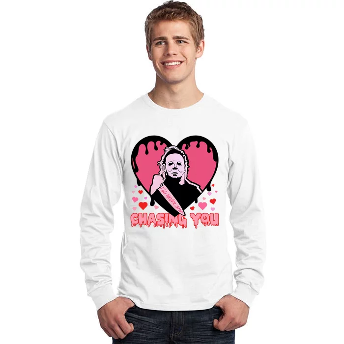 I'll Never Stop Chasing You Valentine's Day Lover Trending Tall Long Sleeve T-Shirt