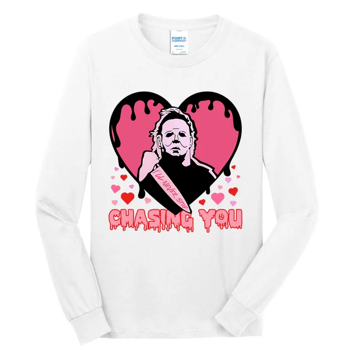 I'll Never Stop Chasing You Valentine's Day Lover Trending Tall Long Sleeve T-Shirt