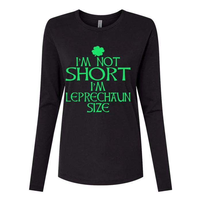 I'm Not Short I'm Leprechaun Size Great Gift Womens Cotton Relaxed Long Sleeve T-Shirt