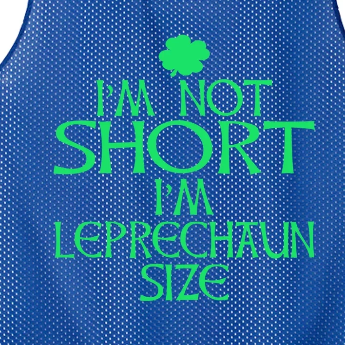 I'm Not Short I'm Leprechaun Size Great Gift Mesh Reversible Basketball Jersey Tank