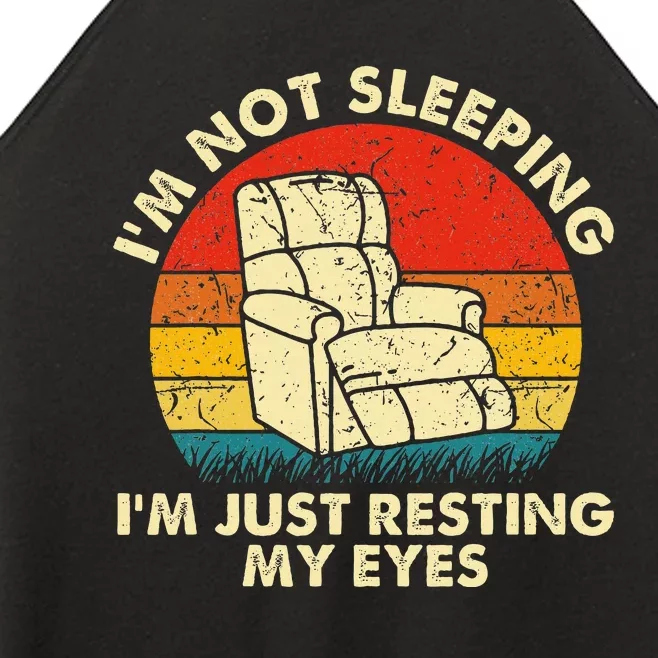 Im Not Sleeping Im Just Resting My Eyes Women’s Perfect Tri Rocker Tank