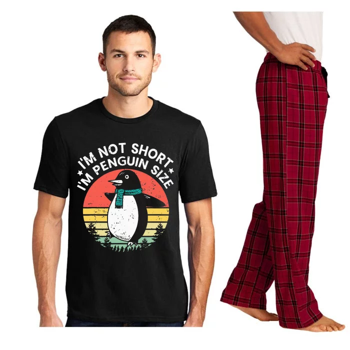 I'm Not Short I'm Penguin Size Funny Penguin Animal Lover Pajama Set