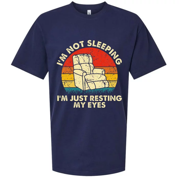 IM Not Sleeping IM Just Resting My Eyes Fathers Sueded Cloud Jersey T-Shirt