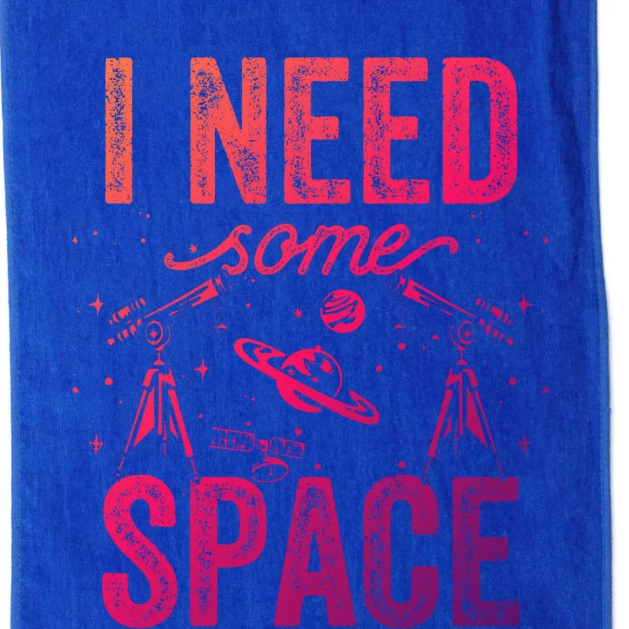 I Need Some Space Astronomy Universe Stars Telescope Cute Gift Platinum Collection Golf Towel