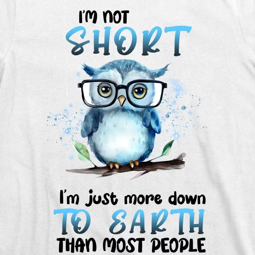 Im Not Short Im Just More Down To Earth Than Most People T-Shirt