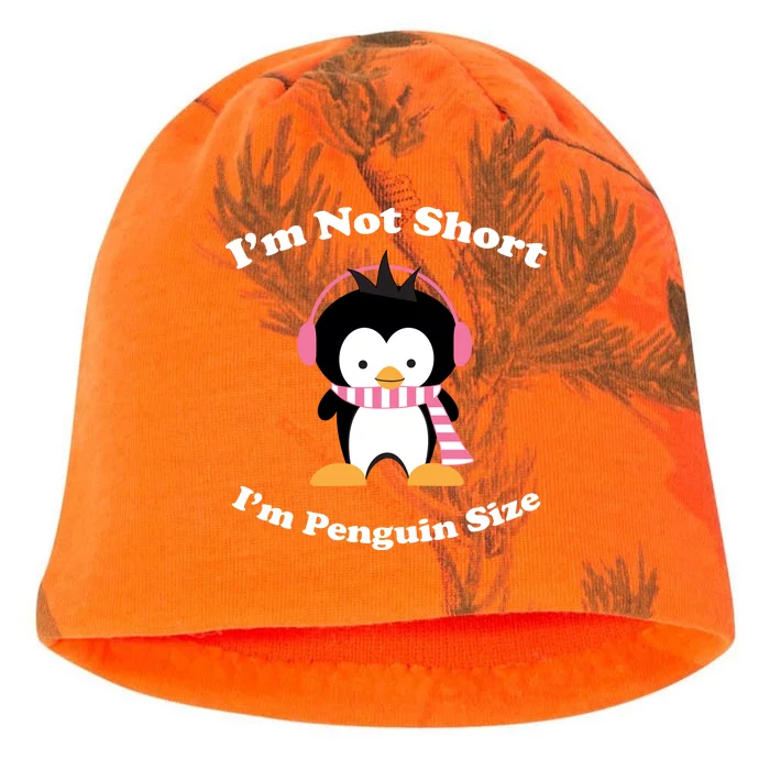 I'm Not Short I'm Penguin Size Kati - Camo Knit Beanie