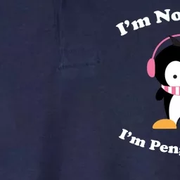 I'm Not Short I'm Penguin Size Softstyle Adult Sport Polo